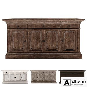 Restoration Hardware St James Panel 65 Media Console