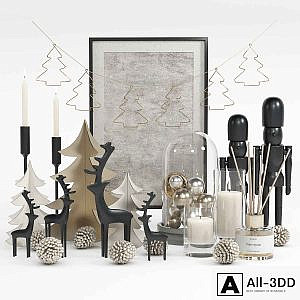 Decorative set 04 - Christmas Decoration