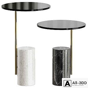 XAXA Carrara marble coffee table By Quinti Sedute