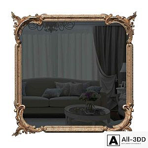 Mirror in a baguette