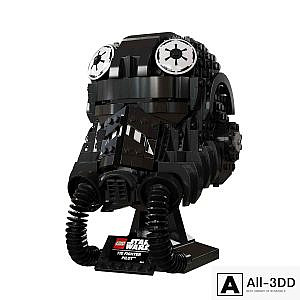 Lego Star Wars Helmet TIE Fighter Pilot