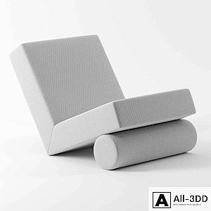 Lean lounge chair by Studio Henk