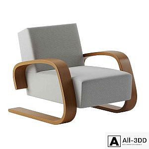 Armchair 400 Tank by Artek