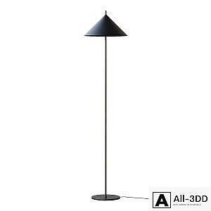 Floor lamp Minimal Black Metal Floor Lamp