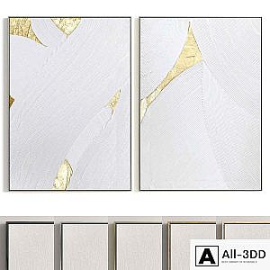 Plaster Two Photo Frame T-328