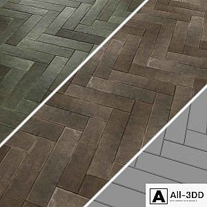 Porcelain stoneware tiles EQUIPE ARGILE 6x24.6 cm