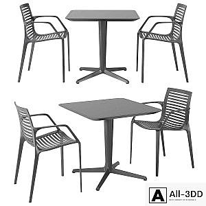 Artform Urban Terrace Life Chipman outdoor dining set