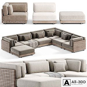 The Caicos Outdoor Sofa 02 by design-milk, Modular sofa