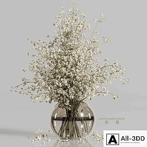 plants bouquet vase 36