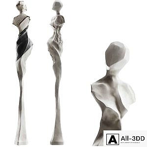 Sculpture Abstract human 02