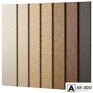 Wood materials Cork - 7 colors - set 14