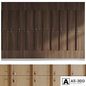 Locker rooms for sports centers and educational institutions