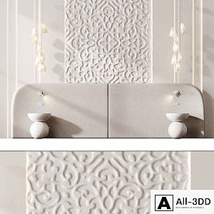 Decorative wall 3D panel 019 Ornament
