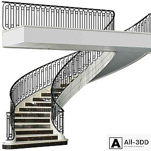 Neoclassical spiral staircase 2