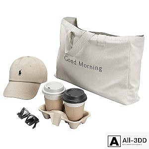 Tote Bag & Paper Cups