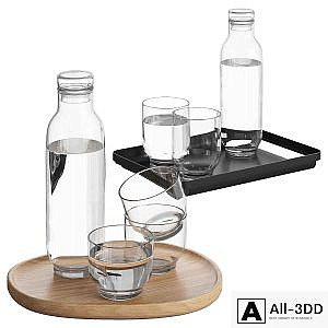 Bolia Glasses and Tray Set