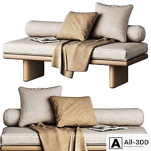 Window seat with cushions
