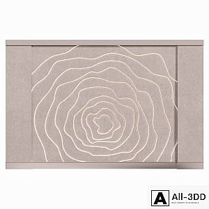 Illuminated decorative panel