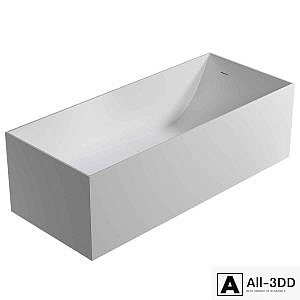 Artificial stone bathtub ABBER Stein AS9642