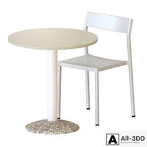 Hay Type chair and Ceramic Table