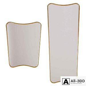 Set of mirrors | Modernist Mirror