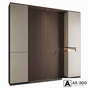 Modern Hotel Door 015