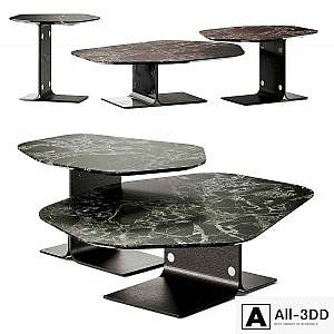 Minotti Ethan Marble Side Table