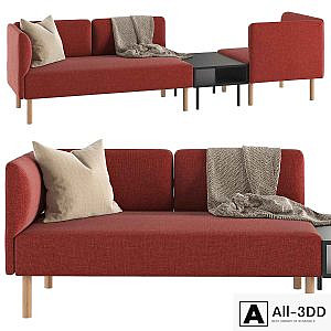Lillehem 3-seat modular sofa