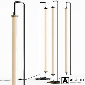 Linear Metal LED Floor Lamp