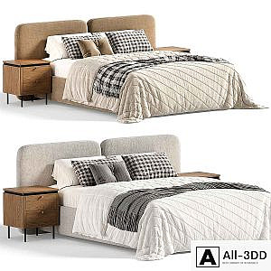 Tadao bed with compartment