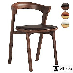 Bok Leather and Fabric Dining Chairs