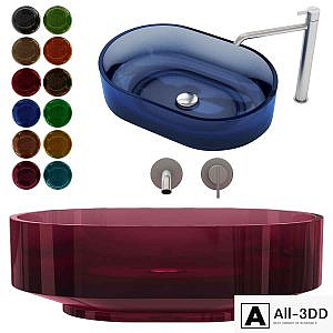 Antoniolupi Borghi60 cristalmood sink (12 colors)