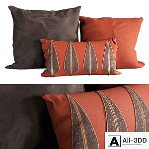 Set of decorative pillows