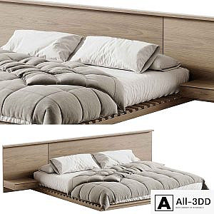 Japandi Style Bed 02
