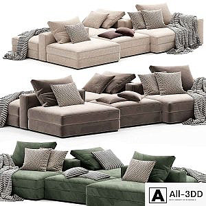 Ananta Double-Sided Sectional Sofa Composition