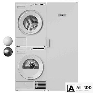 Washing machine, dryer and drying cabinet Asko 02