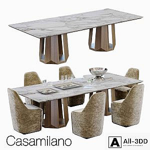 casamilano kandinsky table with charlotte chair
