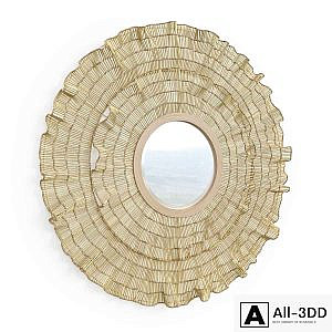 Coco Ruffle Mirror Palecek