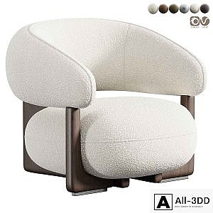 Ruby Lounge Chair Cattelan Italia