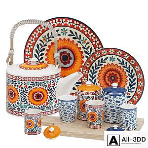 Decorative Tableware Set 02